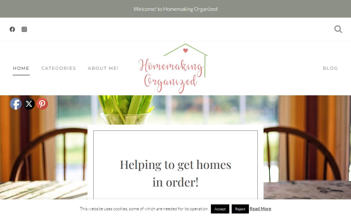 - Homemaking Organized