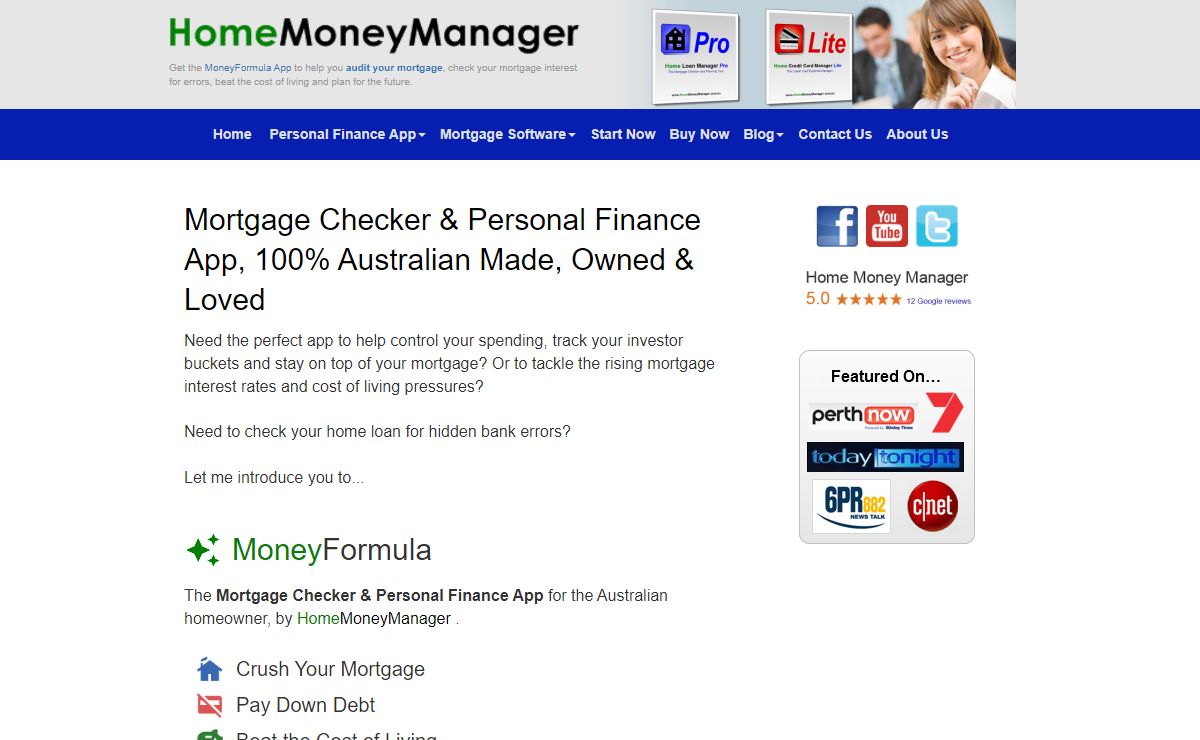 Home Money Manager - Mortgage Audit Software for the Homeowner