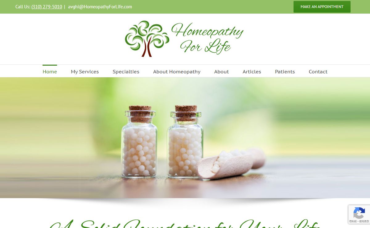 HOMEOPATHY FOR LIFE – Los Angeles Homeopathy Services