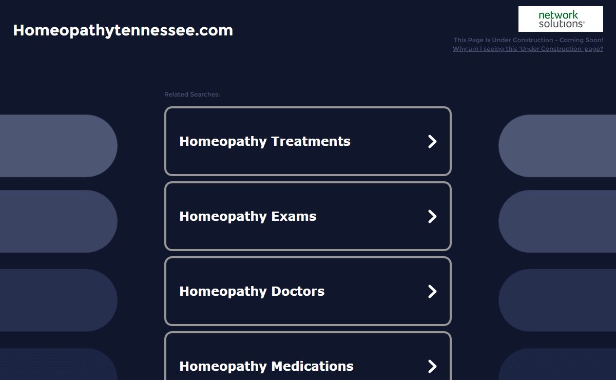Homeopathytennessee.com