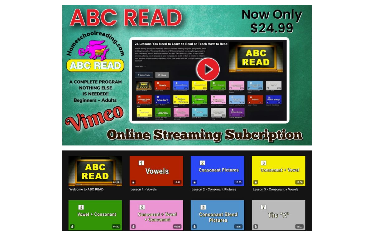 ABC Read - Self-Taught Phonics and Spelling