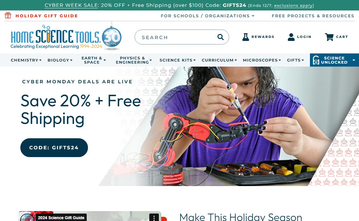 Science Supplies for Homeschool & Classroom | Home Science Tools