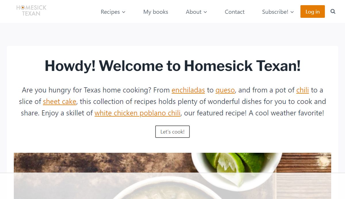 Homesick Texan | Celebrating Texan home cooking