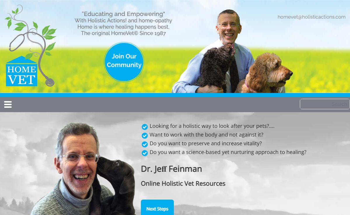 HomeVet | Dr Jeff Feinman | integrative vet practice | homeopathic vet Weston Connecticut
