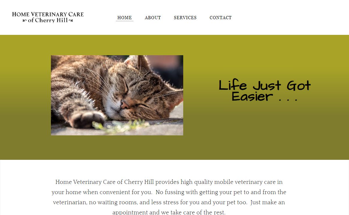HOME VETERINARY CARE OF CHERRY HILL - Home Veterinary Care Of Cherry Hill - Home
