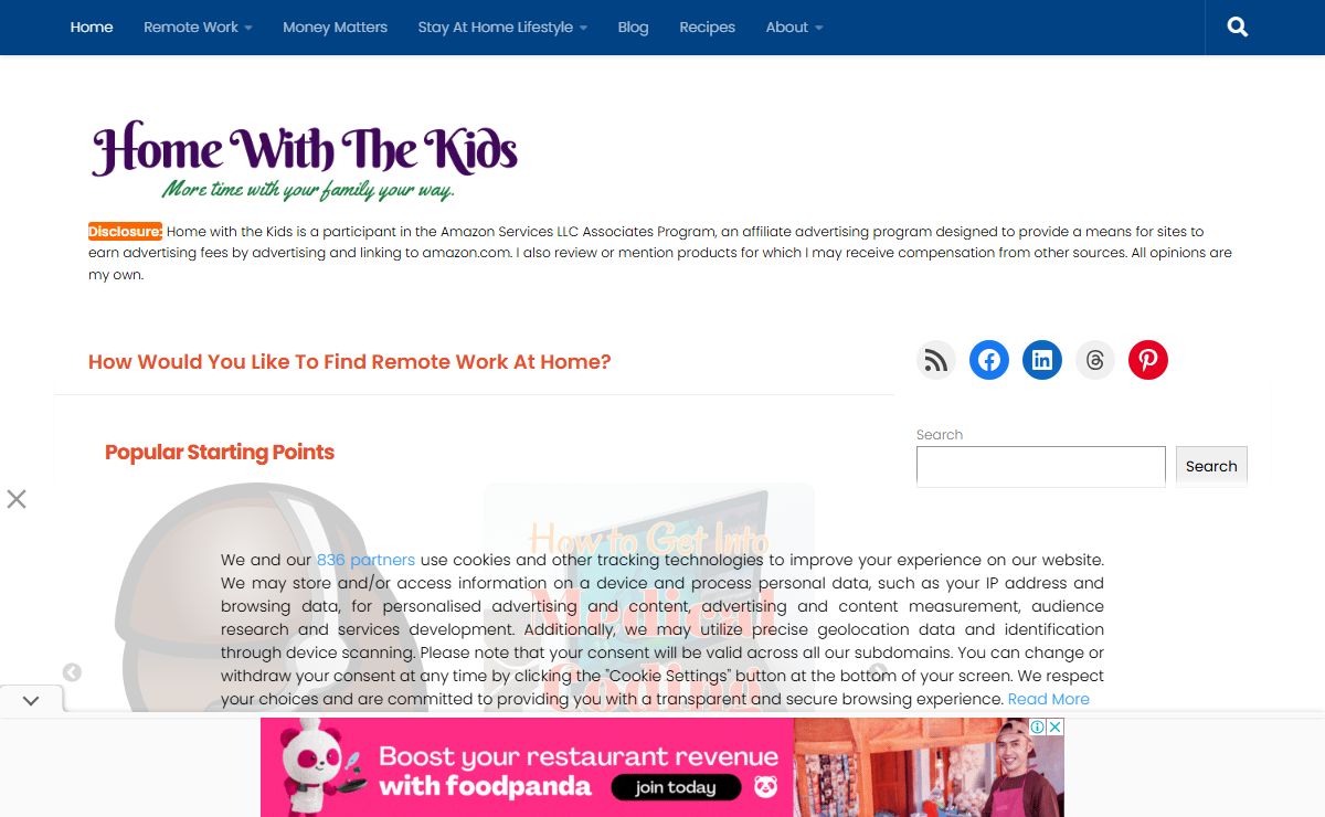 Home With The Kids – More time with your family your way