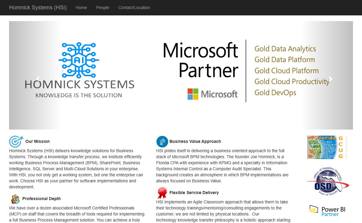 Home Page - Homnick Systems