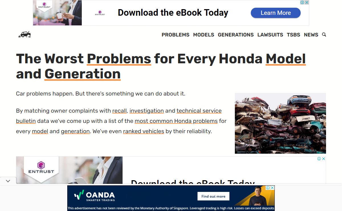 The Worst Honda Problems From Bumper to Bumper | Honda Problems