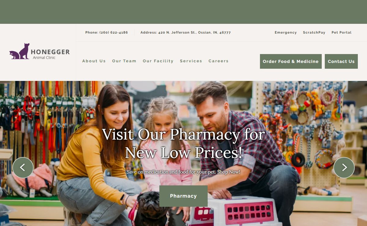 Homepage | Honegger Animal Clinic