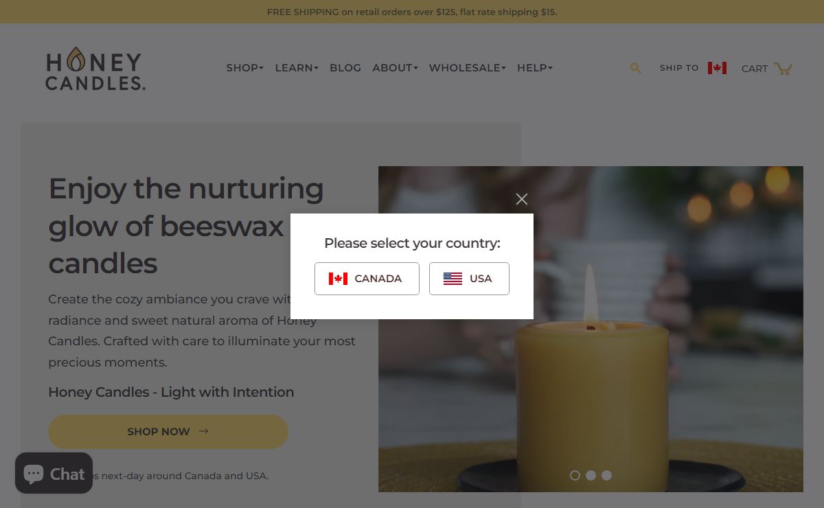 100% Pure Beeswax Candles at Honey Candles Store – Honey Candles Canada