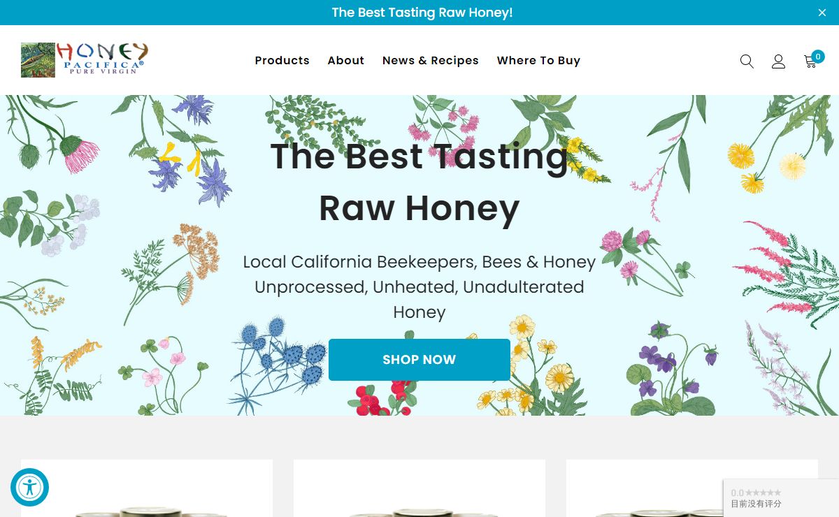 Best Honey, Buy Raw Honey from California | Honey Pacifica