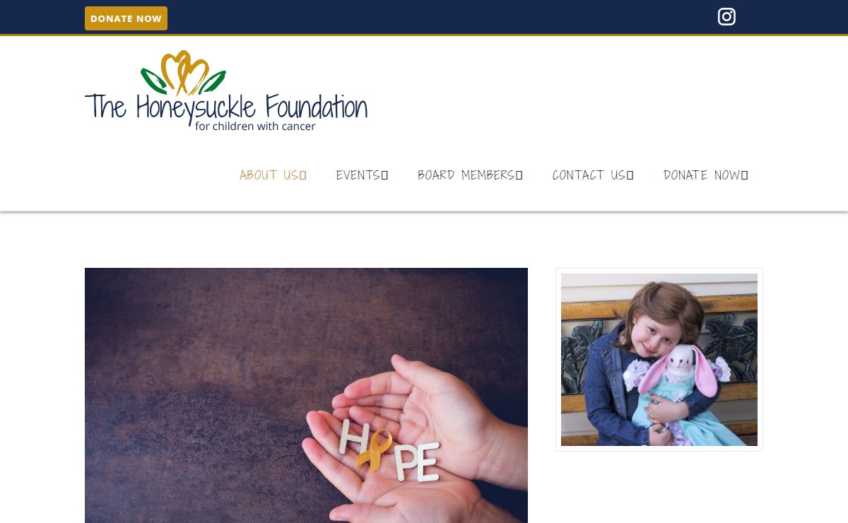 About Us - The Honeysuckle Foundation for Children with Cancer