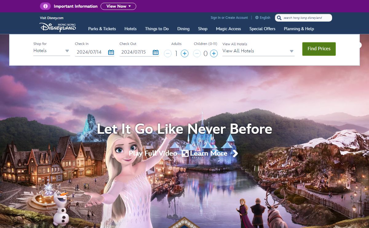 Hong Kong Disneyland Resort | Official Site | Hong Kong Disneyland Hotels