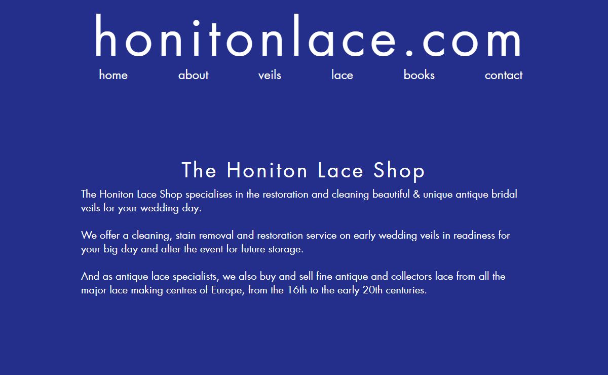 antique wedding and bridal veils | Honiton lace | honitonlace.com