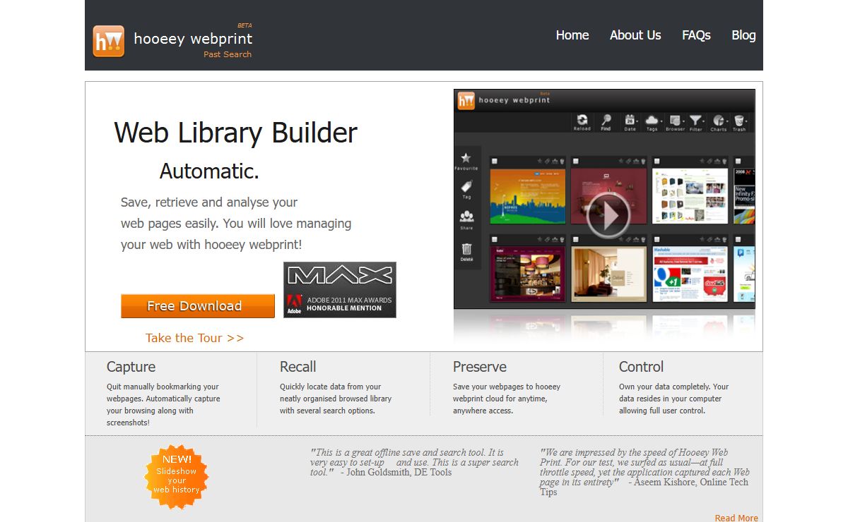 hooeey webprint Homepage