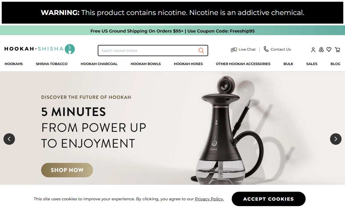 Hookah Store - Premium Shisha Tobacco Flavors & Pipes | Hookah-Shisha