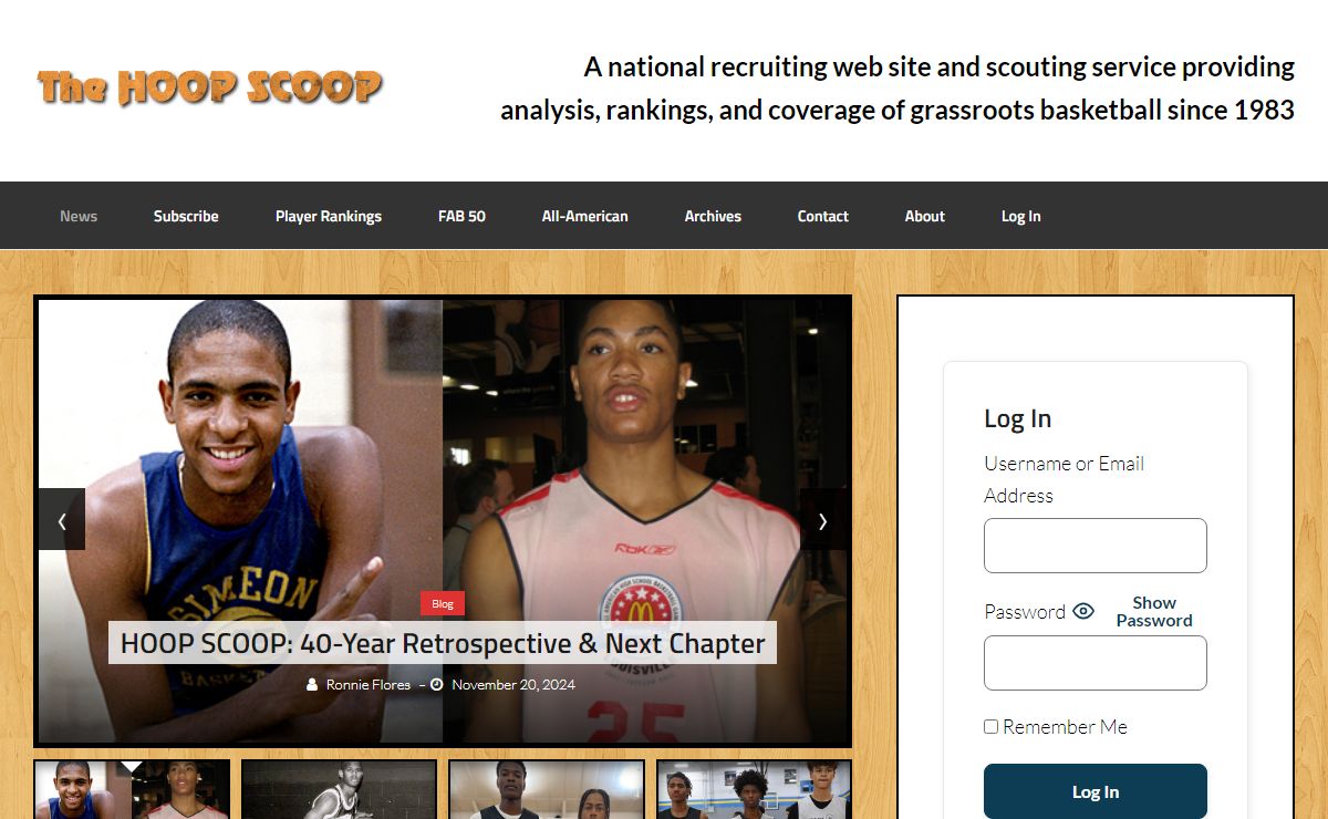 The Hoop Scoop – Covering Grassroots Basketball Since 1983