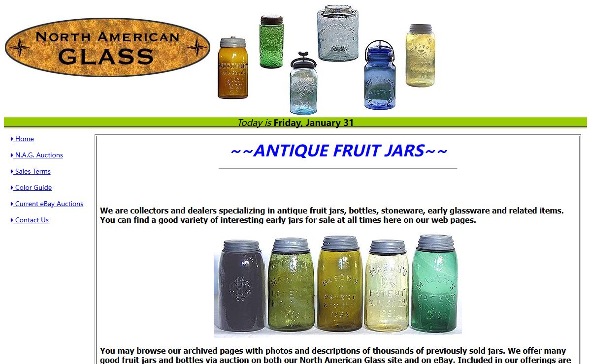 Greg Spurgeon Antique Fruit Jars