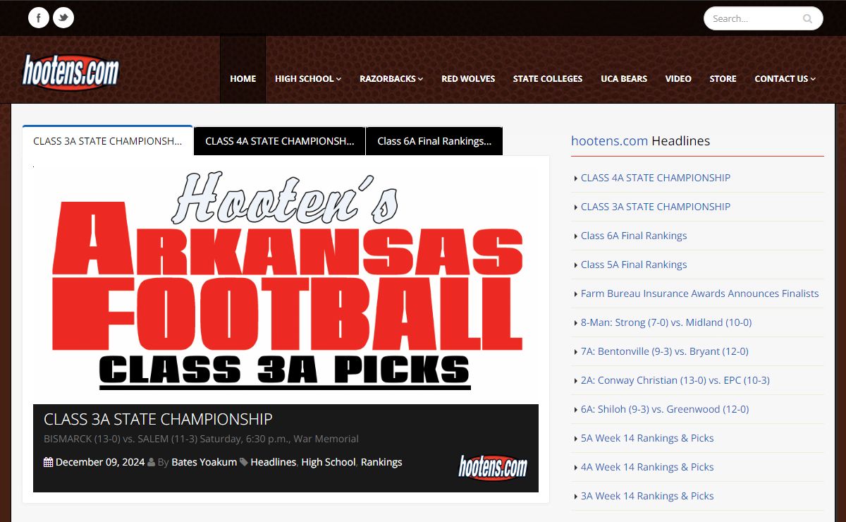 Hootens.com - Arkansas Football News and Videos