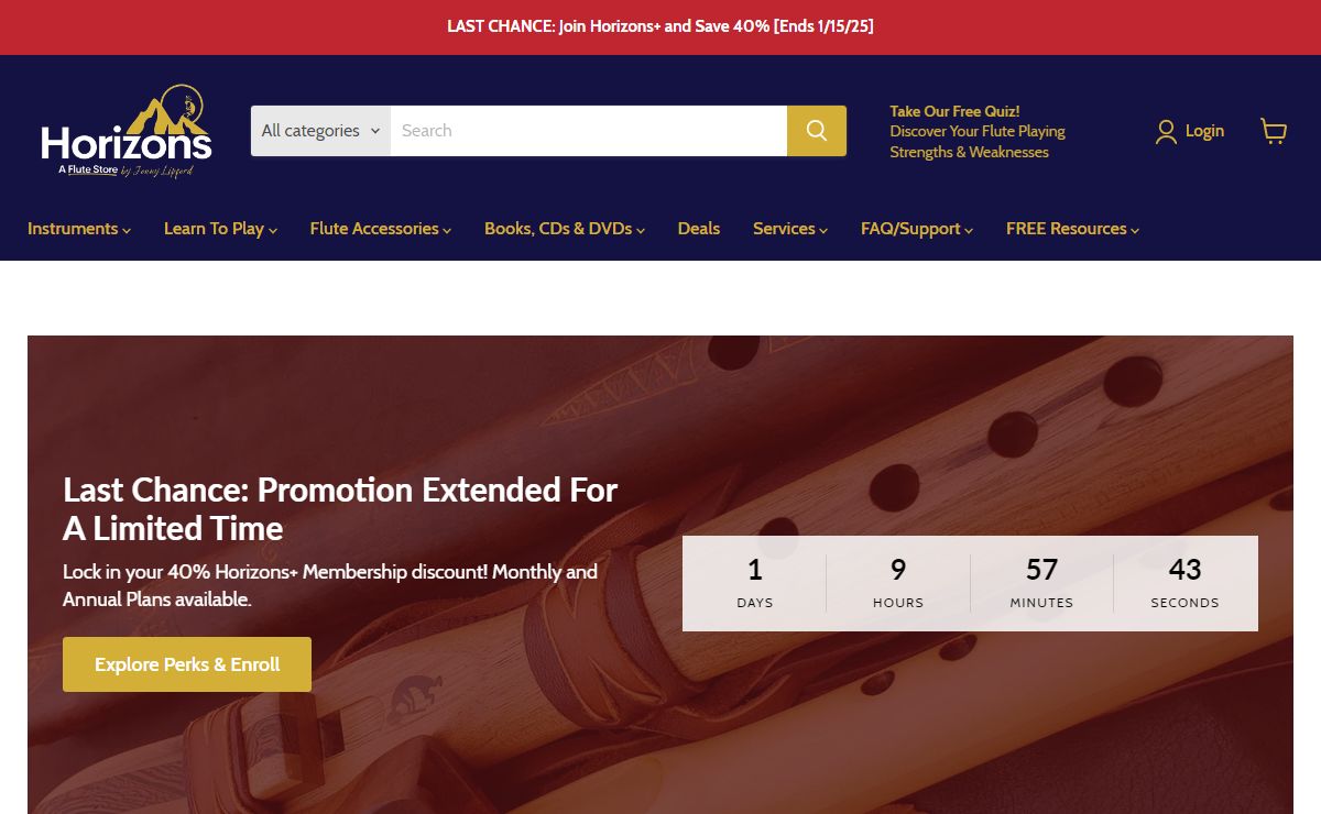 Horizons Flute Store: Native Flutes, Courses, Cases & Accessories