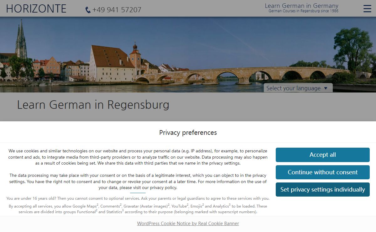 Learn German in Regensburg, German Language Courses Germany