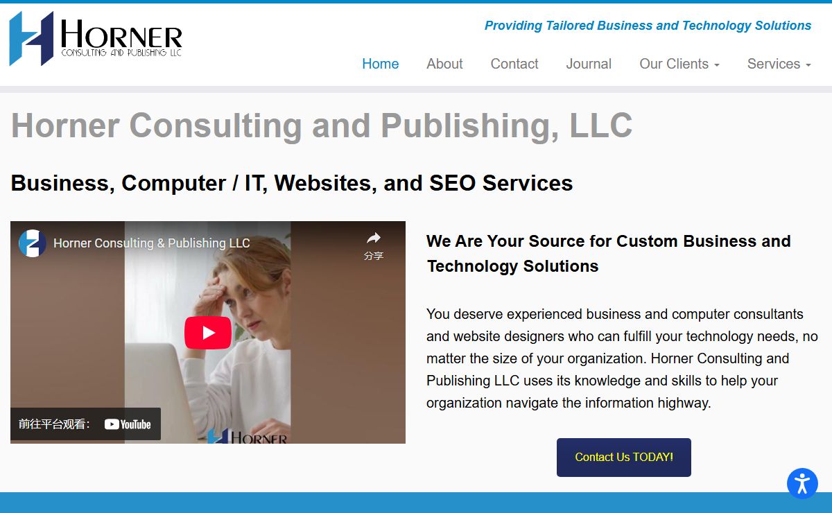 Horner Consulting & Publishing LLC | Providing Tailored Business and Technology Solutions