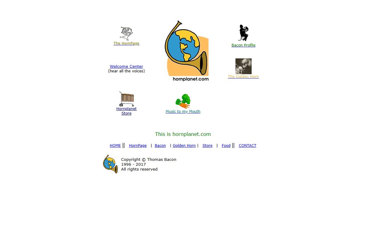 Hornplanet - Thomas Bacon, French horn and more...