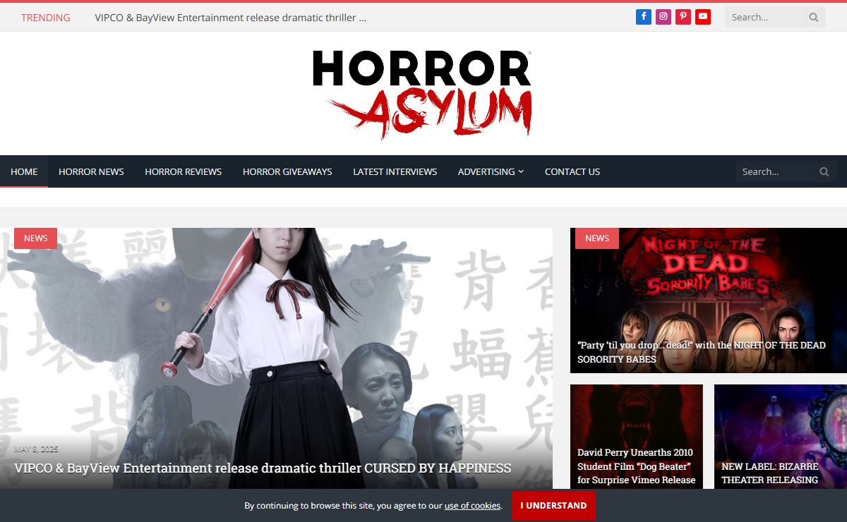 Horror Asylum | Genre News, Reviews & Giveaways