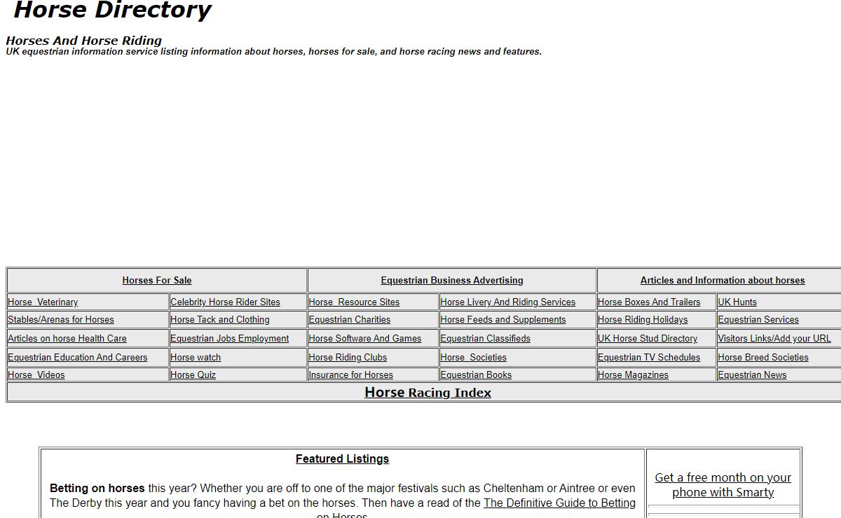 Horse Directory Horses, horse and pony information