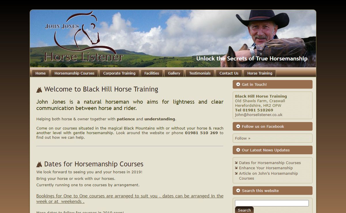 Horse Training & Horsemanship Courses: John Jones
