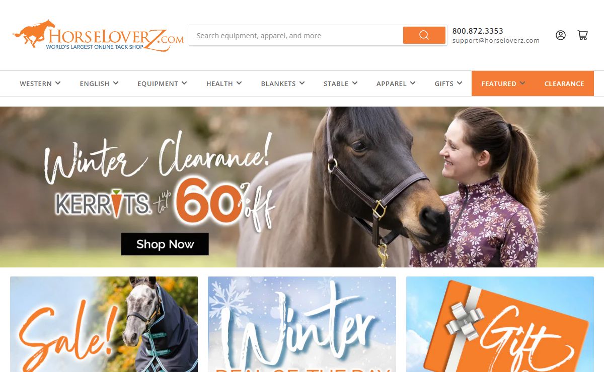 Horse Tack - Saddles - Riding Boots | HorseLoverZ
