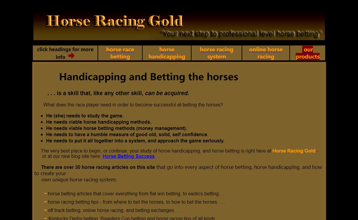 Horse Betting