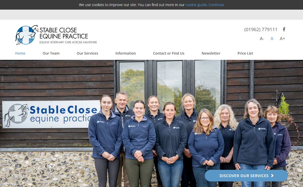 Home | Stable Close Equine Practice | Winchester, Hampshire