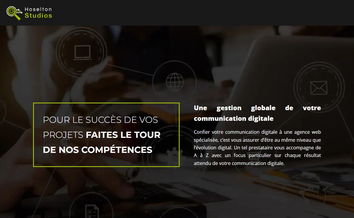 A Hoselton Studios, le web est plus qu'un métier, une passion !
