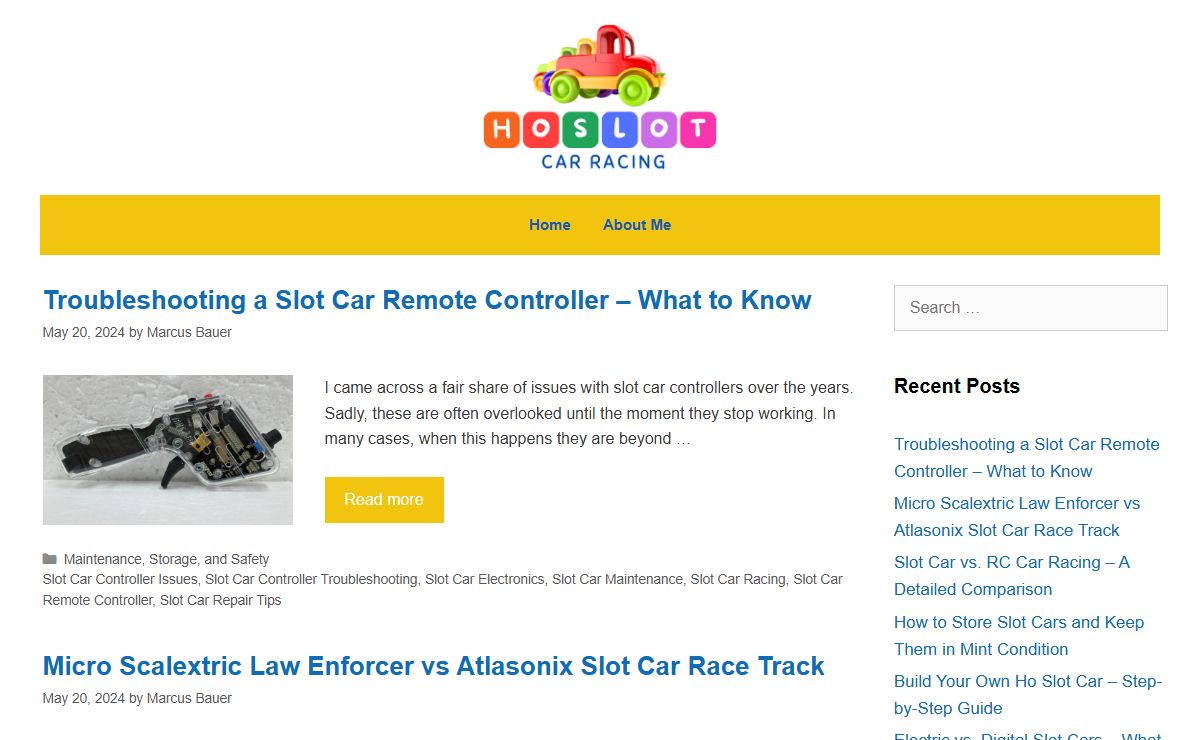 HO Slot Car Racing - Never Too Old For A Toy