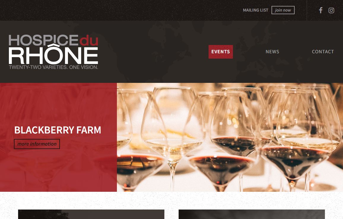 Hospice du Rhône | International Rhône Wines