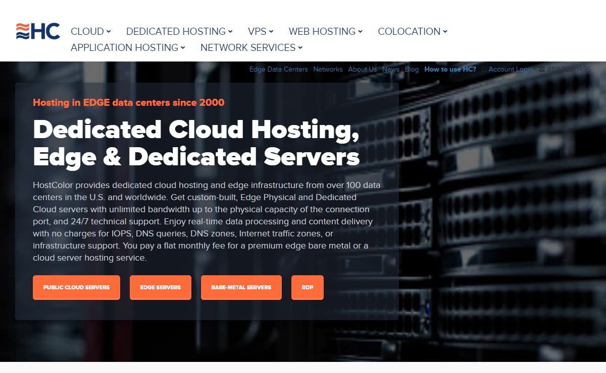 Dedicated Cloud Hosting, Edge Infrastructure & VPS | HC