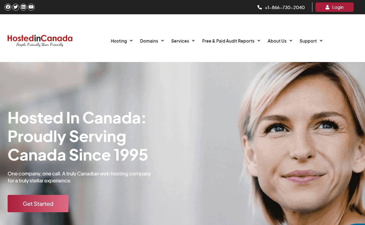Hosted in Canada | Canadian Web Hosting, Domains & Servers