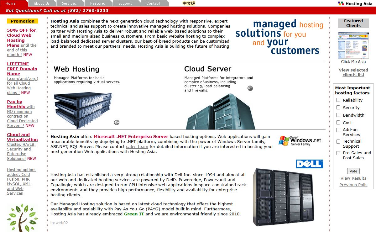 Hosting Asia - Leading regional provider of managed hosting services in Asia since 1994