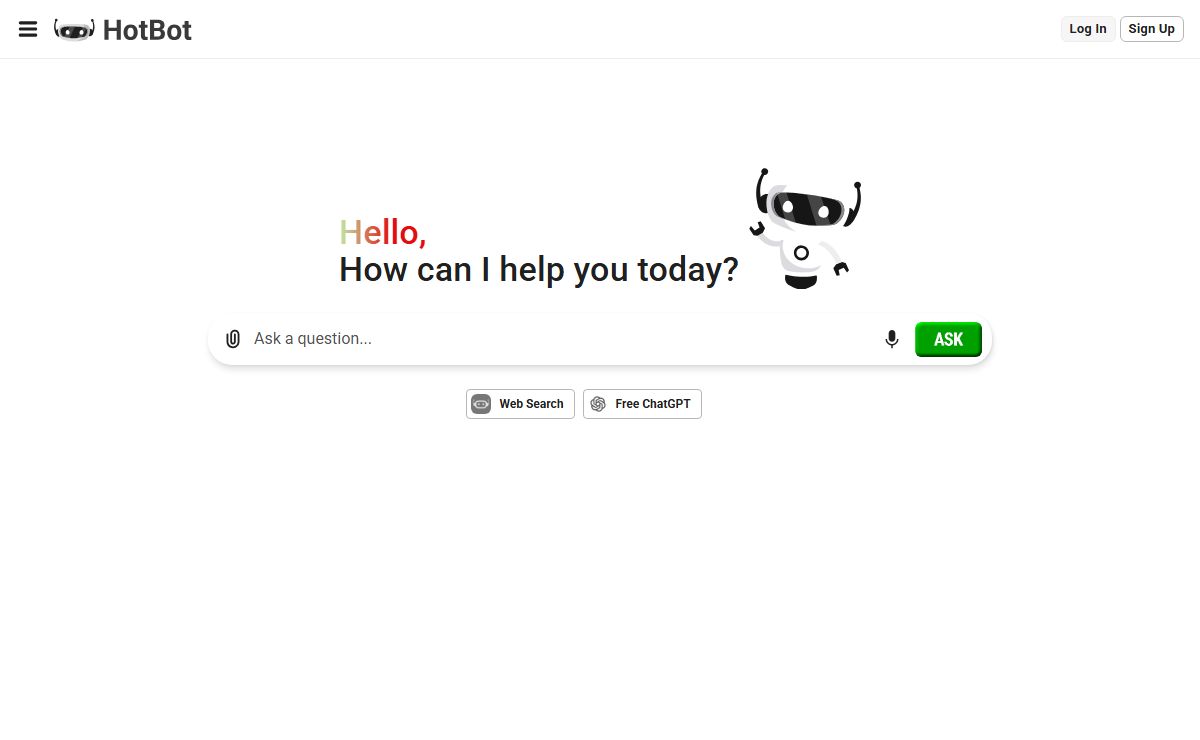 AI Chat, Ask AI Questions for Expert Bot Assistance - HotBot