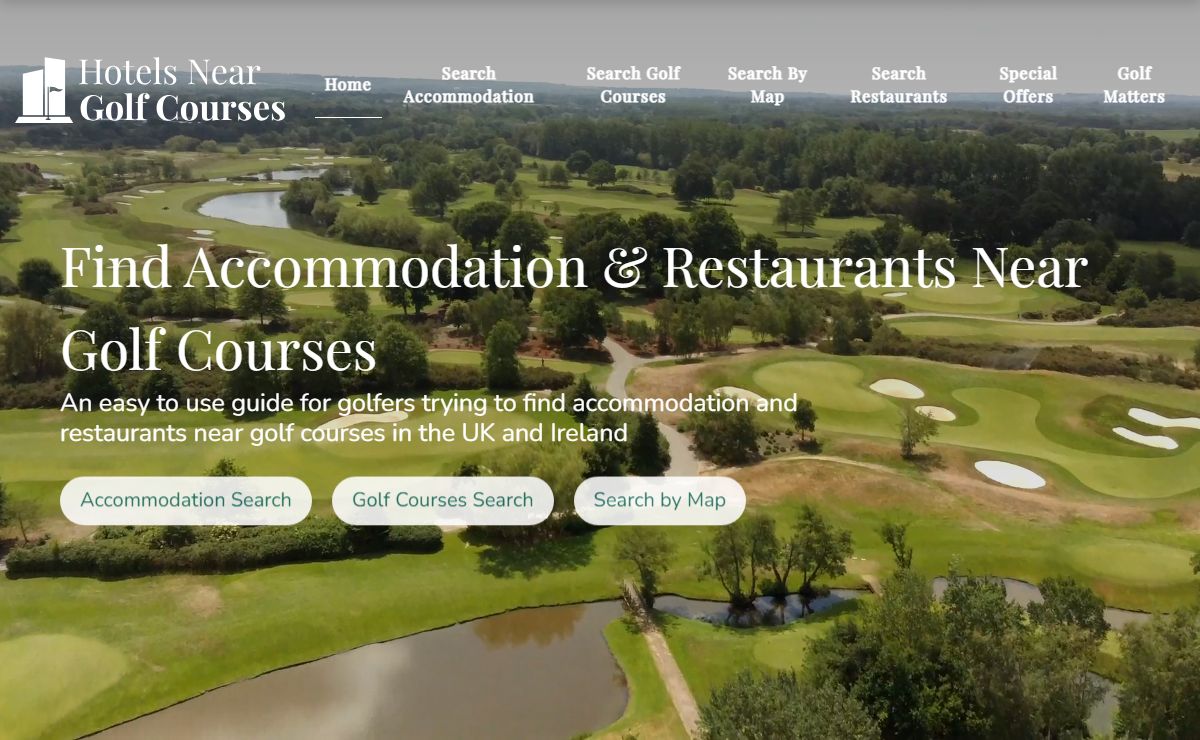 Find Accommodation & Restaurants Near Golf Courses in the UK & Ireland
