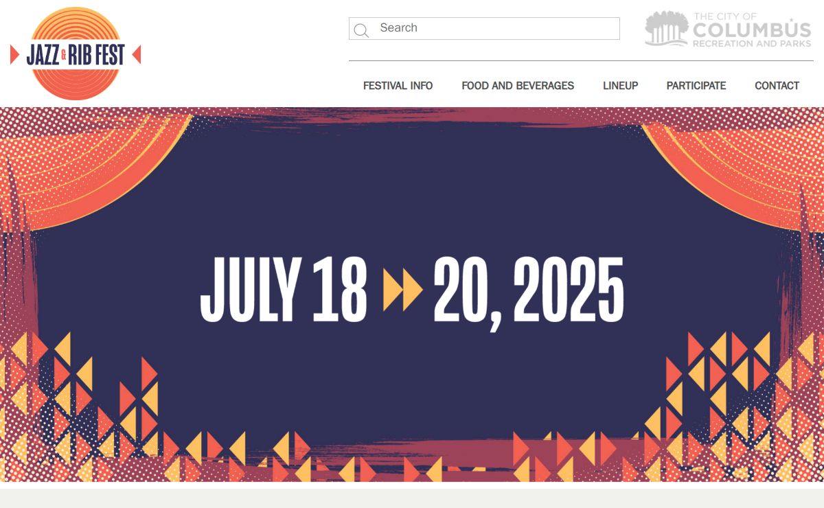 Jazz & Rib Fest | July 18-20, 2025 | Columbus, Ohio