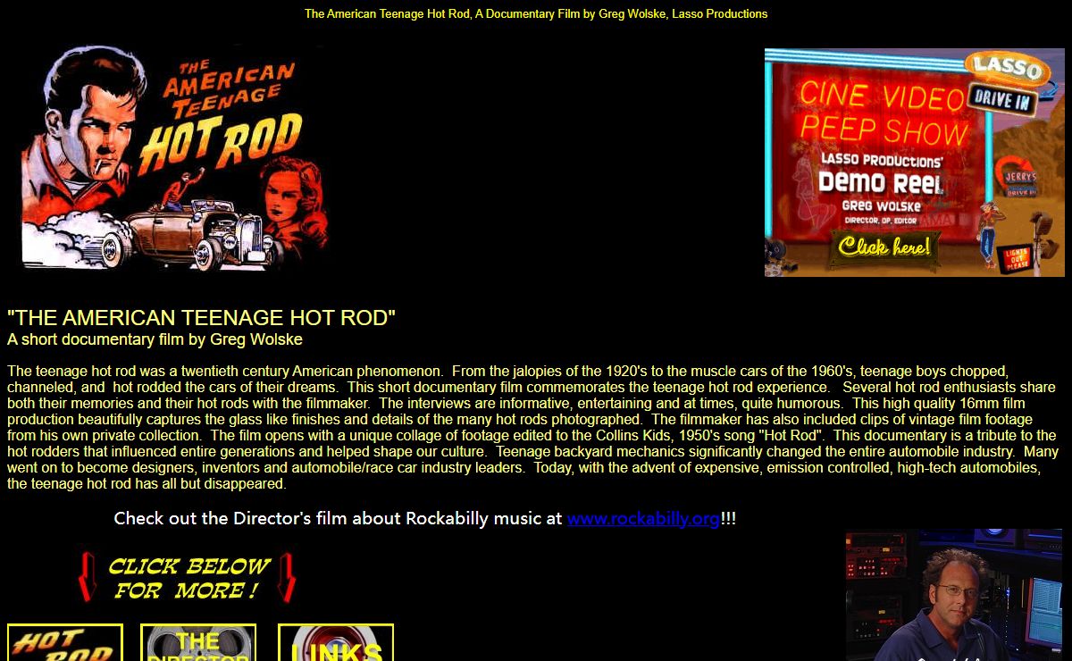 The American Teenage Hot Rod, A Short Documentary Film