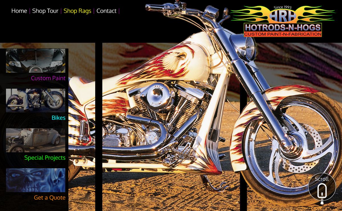 Hot Rods-N-Hogs | Custom Paint and Fabrication for Hot Rods and Motorcycles
