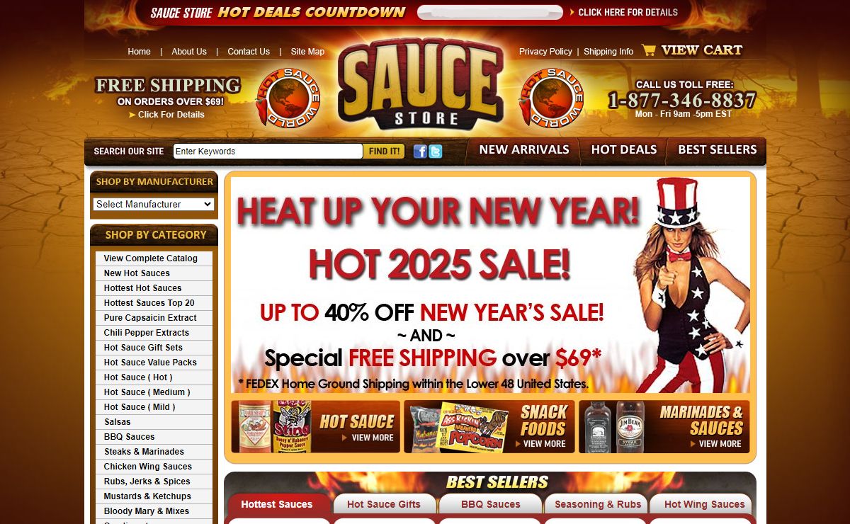 Hot Sauce World - Hot Sauces, Hottest Snacks and Fiery Gifts!