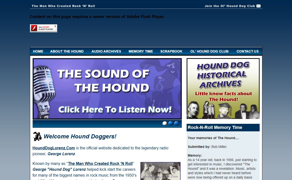 George Lorenz | George Hound Dog Lorenz | Legendary Radio Pioneer | Created Rock N Roll