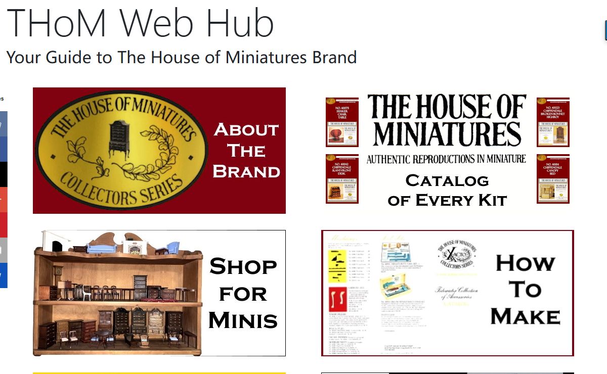 The House of Miniatures Web Hub