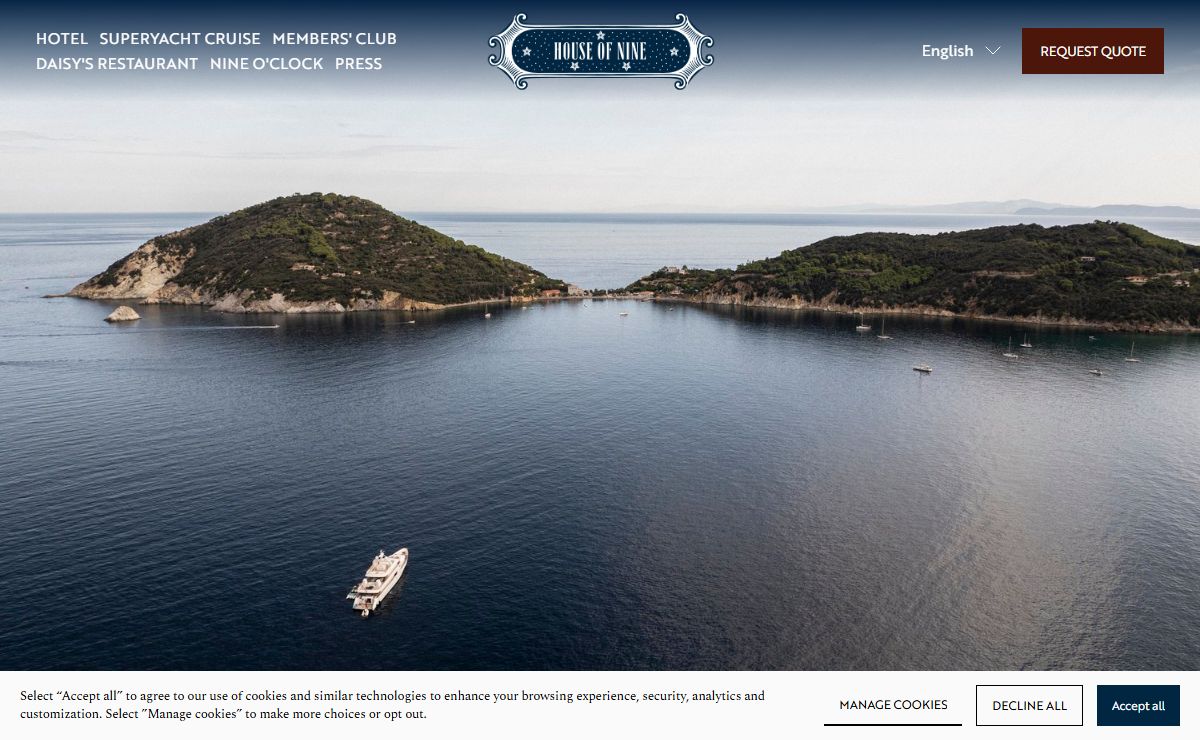 House of Nine - Yachts, Hotel & Members Club
