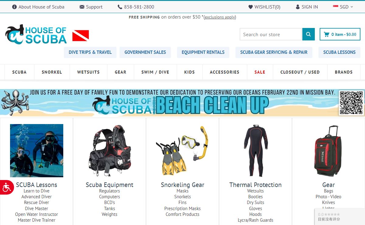 Shop Scuba Equipment & Gear, San Diego Scuba Diving Lessons & Rentals – House of Scuba
