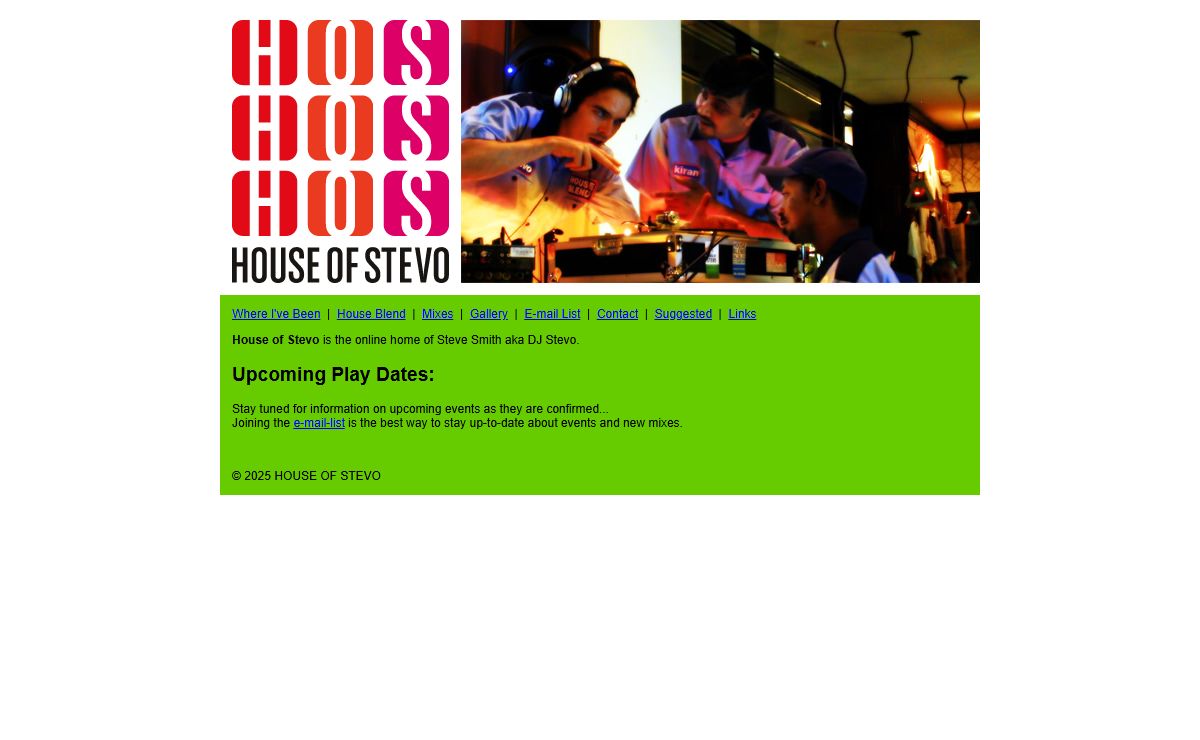 House Of Stevo: Home